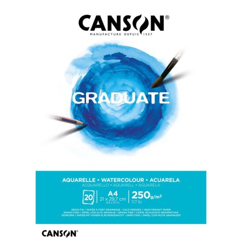 Blok artystyczny Canson Graduate A4 250g 20k (400110374) Blok artystyczny Canson Graduate A4 250g 20k (400110374)