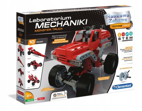 Klocki konstrukcyjne Clementoni Laboratorium Mechaniki Monster Truck (CLM50062) Klocki konstrukcyjne Clementoni Laboratorium Mechaniki Monster Truck (CLM50062)