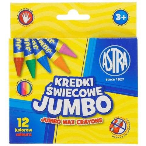 Kredki świecowe Astra 12 kol. Kredki świecowe Astra 12 kol.