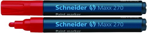 Marker olejowy Schneider Maxx 270, czerwony 1,0-3,0mm (SR127002) Marker olejowy Schneider Maxx 270, czerwony 1,0-3,0mm (SR127002)