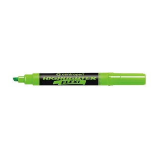 Zakreślacz Centropen, zielony 1-5mm (8542)