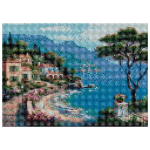 Zestaw kreatywny Flamingo Line Diamentowa mozaika 30x40cm Zatoka nad Morzem Śródziemnym (TGD70335) Zestaw kreatywny Flamingo Line Diamentowa mozaika 30x40cm Zatoka nad Morzem Śródziemnym (TGD70335)