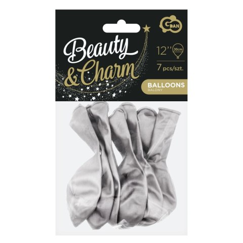 Balon gumowy Godan Beauty&Charm platynowy 10szt. srebrny 300mm 12cal (CB-7LSR) Balon gumowy Godan Beauty&Charm platynowy 10szt. srebrny 300mm 12cal (CB-7LSR)