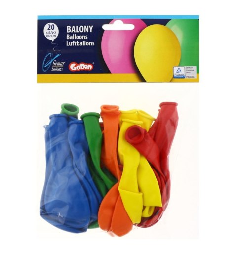 Balon gumowy PASTEL 10/20 mix 10cal (G90/P20) Balon gumowy PASTEL 10/20 mix 10cal (G90/P20)