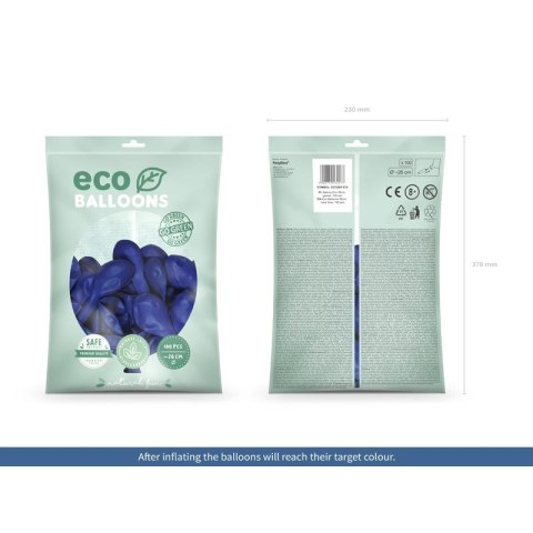 Balon gumowy Partydeco Pastel Eco Balloons granatowy 260mm (ECO26P-074) Balon gumowy Partydeco Pastel Eco Balloons granatowy 260mm (ECO26P-074)
