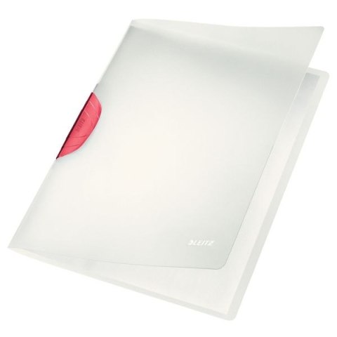 Skoroszyt Leitz ColorClip Magic A4 czerwona PVC PCW (41740025) Skoroszyt Leitz ColorClip Magic A4 czerwona PVC PCW (41740025)