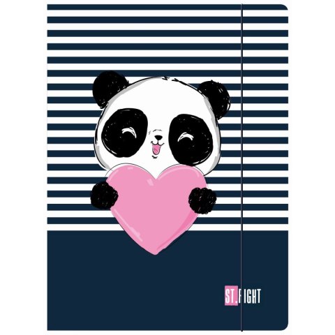 Teczka kartonowa na gumkę LOVE PANDA A4 różne Unipap Teczka kartonowa na gumkę LOVE PANDA A4 różne Unipap