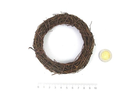 Wianek świąteczny One Dollar wiklina 10cm (231016) Wianek świąteczny One Dollar wiklina 10cm (231016)