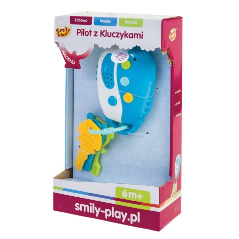 Zabawka dźwiękowa Smily Play pilot z kluczykami niebieski (SP83120) Zabawka dźwiękowa Smily Play pilot z kluczykami niebieski (SP83120)