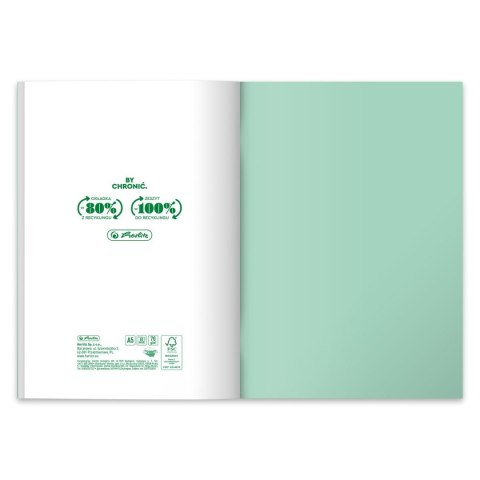 Zeszyt Herlitz Pastel Colors Eco PP A5 60k. 70g krata (9552746) Zeszyt Herlitz Pastel Colors Eco PP A5 60k. 70g krata (9552746)
