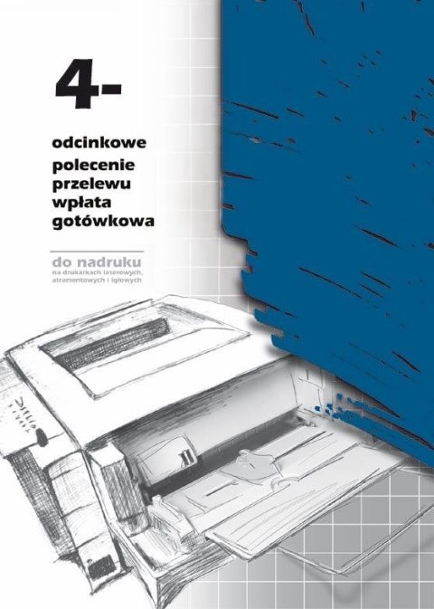 Druk offsetowy Michalczyk i Prokop Polecenie przelewu/wpłata gotówkowa 4-odc A4 100k. (F-112-2) Druk offsetowy Michalczyk i Prokop Polecenie przelewu/wpłata gotówkowa 4-odc A4 100k. (F-112-2)