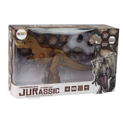 Figurka Lean Dinozaur Zdalnie Sterowany Brąz Tyranozaur Dźwięk (12433) Figurka Lean Dinozaur Zdalnie Sterowany Brąz Tyranozaur Dźwięk (12433)