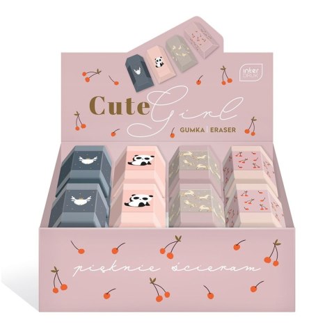 Gumka do mazania Interdruk Cute Girl 24 szt (IGUCUTE) Gumka do mazania Interdruk Cute Girl 24 szt (IGUCUTE)