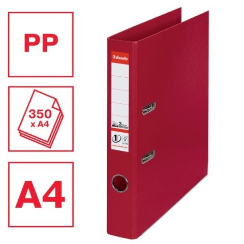 Segregator dźwigniowy Esselte No.1 Power A4 50mm bordowy (811520) Segregator dźwigniowy Esselte No.1 Power A4 50mm bordowy (811520)