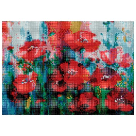 Zestaw kreatywny Flamingo Diamentowa mozaika 30x40cm Maki (TBS01884-2) Zestaw kreatywny Flamingo Diamentowa mozaika 30x40cm Maki (TBS01884-2)