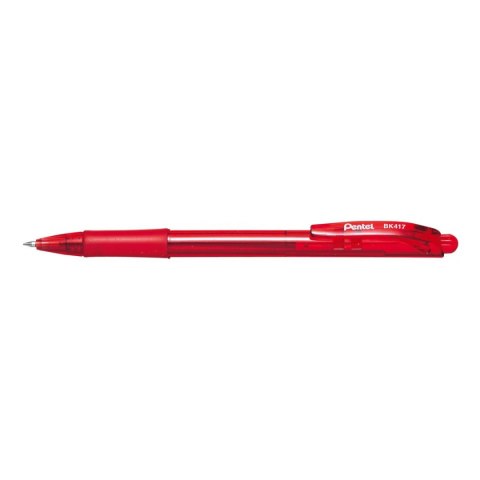 Długopis olejowy Pentel BK417B czerwony 0,27mm Długopis olejowy Pentel BK417B czerwony 0,27mm