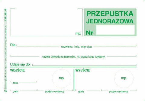 Druk offsetowy Michalczyk i Prokop O pap. A7 80k. (571-9) Druk offsetowy Michalczyk i Prokop O pap. A7 80k. (571-9)