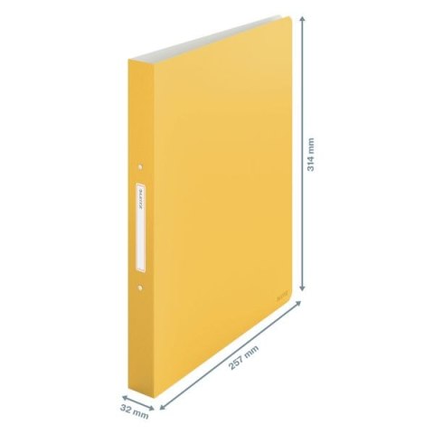 Segregator ringowy Leitz Cosy A4 32mm żółty (42380019) Segregator ringowy Leitz Cosy A4 32mm żółty (42380019)