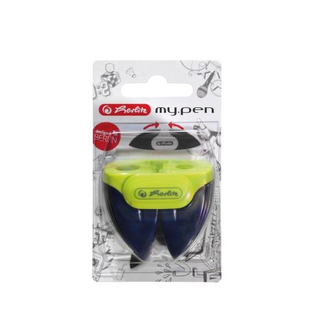 Temperówka Herlitz My Pen podwójna mix plastik (11309341) Temperówka Herlitz My Pen podwójna mix plastik (11309341)