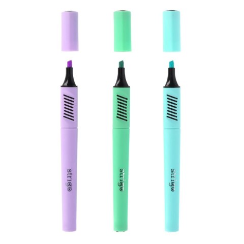 Zakreślacz Strigo pastel trójkątny 3 szt 5905658810320, mix 3,0mm (SSC351) Zakreślacz Strigo pastel trójkątny 3 szt 5905658810320, mix 3,0mm (SSC351)