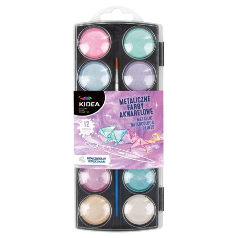 Farby akwarelowe Kidea 12 kolor. (MFA12KKA) Farby akwarelowe Kidea 12 kolor. (MFA12KKA)