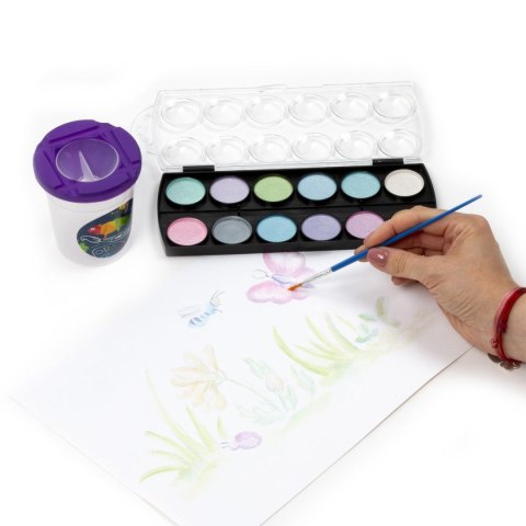 Farby akwarelowe Kidea 12 kolor. (MFA12KKA) Farby akwarelowe Kidea 12 kolor. (MFA12KKA)
