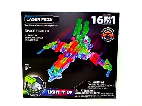 Klocki konstrukcyjne Bemag Laser Pegs 16w1 space figkter (G9030B) Klocki konstrukcyjne Bemag Laser Pegs 16w1 space figkter (G9030B)