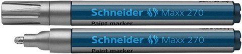 Marker olejowy Schneider Maxx 270, srebrny 1,0-3,0mm (SR127054) Marker olejowy Schneider Maxx 270, srebrny 1,0-3,0mm (SR127054)