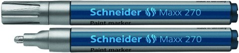 Marker olejowy Schneider Maxx 270, srebrny 1,0-3,0mm (SR127054) Marker olejowy Schneider Maxx 270, srebrny 1,0-3,0mm (SR127054)