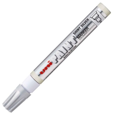 Marker olejowy Uni olejowy, srebrny 2,2-2,8mm (PX-20) Marker olejowy Uni olejowy, srebrny 2,2-2,8mm (PX-20)