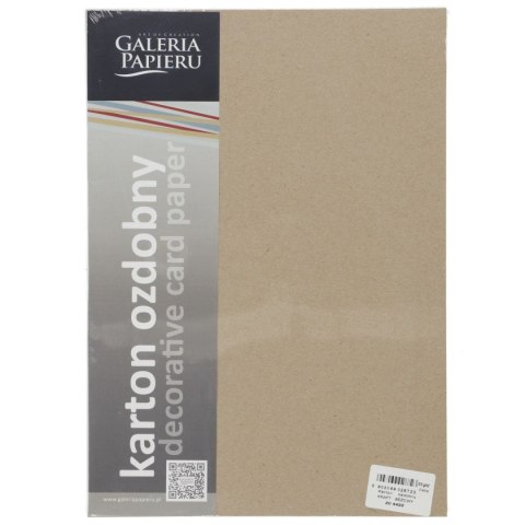 Papier ozdobny (wizytówkowy) Galeria Papieru kraft A4 beżowy 275g (204422) Papier ozdobny (wizytówkowy) Galeria Papieru kraft A4 beżowy 275g (204422)