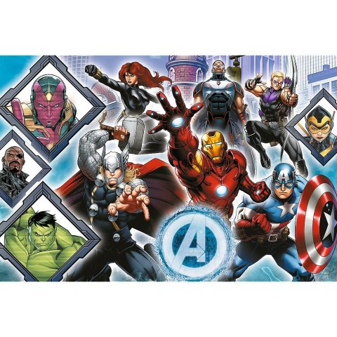 Puzzle Trefl Avengers XL Twoi ulubieni Avengersi 104 el. (50018) Puzzle Trefl Avengers XL Twoi ulubieni Avengersi 104 el. (50018)