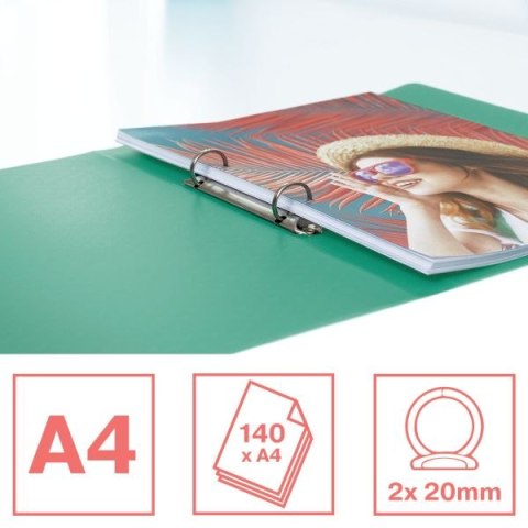 Segregator ringowy Esselte Colour Breeze A4 25mm zielony (626243)