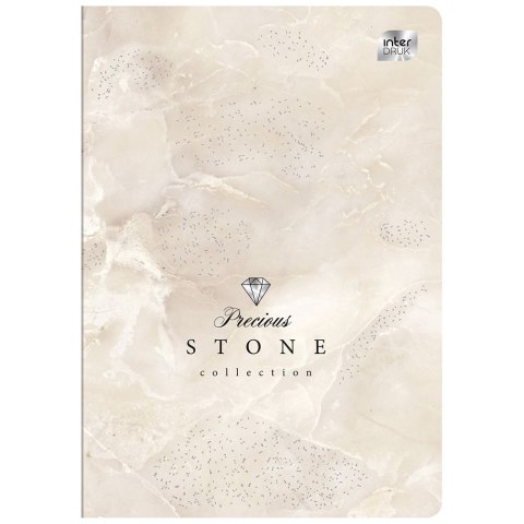 Zeszyt Interdruk METALIC STONE A5 60k. 70g krata