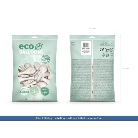 Balon gumowy Partydeco Metalizowane Eco Balloons perłowy 260mm (ECO26M-070) Balon gumowy Partydeco Metalizowane Eco Balloons perłowy 260mm (ECO26M-070)