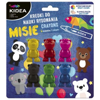 Kredki świecowe Derform Kidea KMNR6KKA