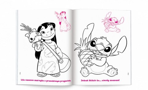 Książka dla dzieci Ameet Stitch Kolorowanka z Naklejkami Książka dla dzieci Ameet Stitch Kolorowanka z Naklejkami