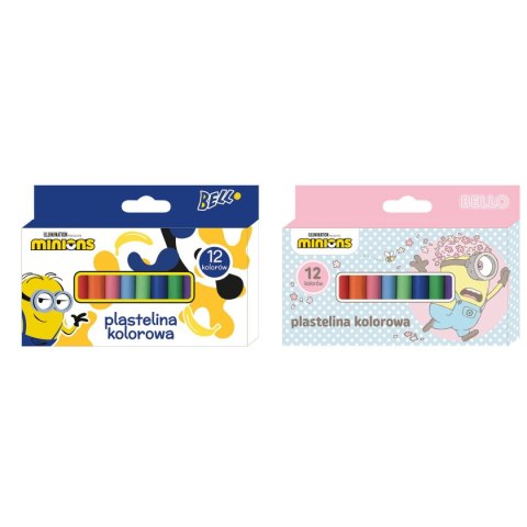 Plastelina Beniamin 12 kol. Minionki mix (5849) Plastelina Beniamin 12 kol. Minionki mix (5849)