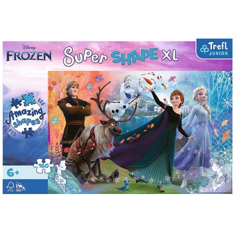 Puzzle Trefl Frozen XL Odkryj świat 160 el. (50022) Puzzle Trefl Frozen XL Odkryj świat 160 el. (50022)
