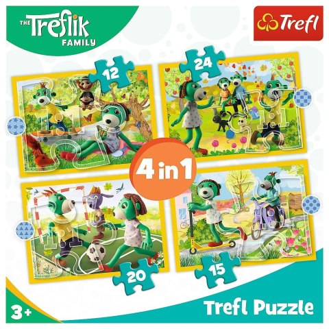 Puzzle Trefl Trefliki 4w1 el. (34358) Puzzle Trefl Trefliki 4w1 el. (34358)