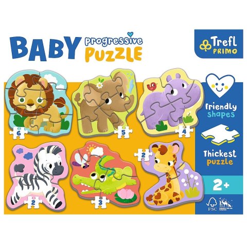 Puzzle Trefl baby Safari (44002) Puzzle Trefl baby Safari (44002)
