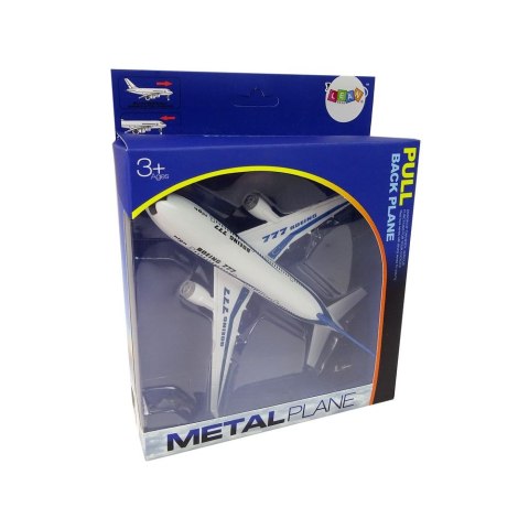 Samolot Lean Pasażerski Boeing 777 Biały Napęd Światła Dźwięki (11188) Samolot Lean Pasażerski Boeing 777 Biały Napęd Światła Dźwięki (11188)