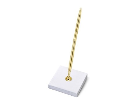 Długopis Partydeco stojaczek z złotym długopisem wymiary ok. 8 x 8 x 16,5 cm (SD10-019) Długopis Partydeco stojaczek z złotym długopisem wymiary ok. 8 x 8 x 16,5 cm (SD10-019)