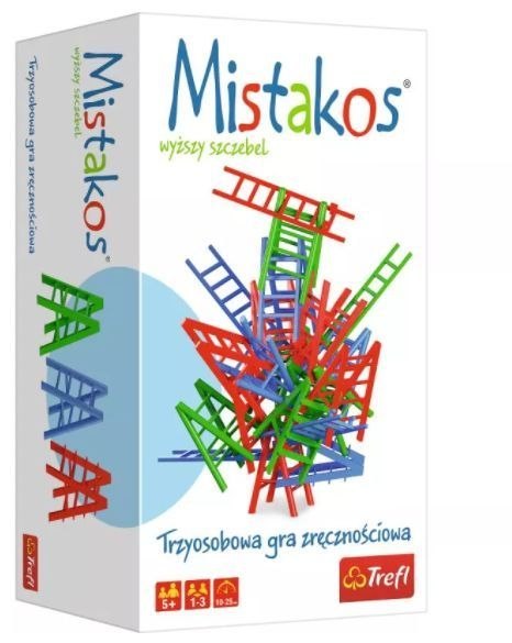 Gra zręcznościowa Trefl MISTAKOS DRABINY 3 OSOBOWE Wyższy Szczebel (02180) Gra zręcznościowa Trefl MISTAKOS DRABINY 3 OSOBOWE Wyższy Szczebel (02180)