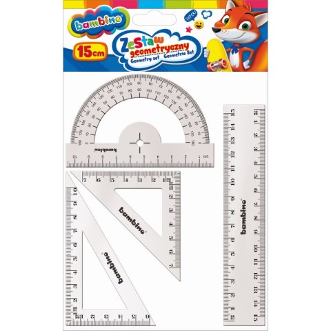 Komplet geometryczny Bambino 4 elemety, 15cm 4 el. Komplet geometryczny Bambino 4 elemety, 15cm 4 el.