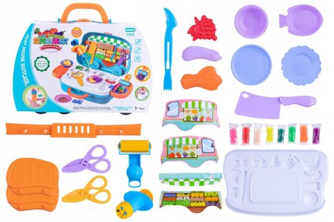 Masa plastyczna dla dzieci Norimpex zestaw w walizce, supermarket mix (NO-1004660) Masa plastyczna dla dzieci Norimpex zestaw w walizce, supermarket mix (NO-1004660)