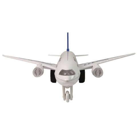 Samolot Lean Pasażerski Boeing 777 Biały Napęd Światła Dźwięki (11188) Samolot Lean Pasażerski Boeing 777 Biały Napęd Światła Dźwięki (11188)