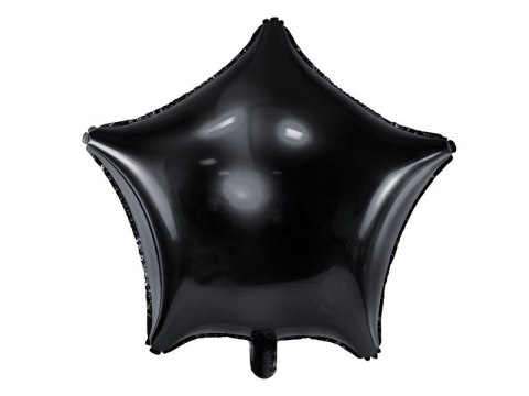 Balon foliowy Partydeco gwiazdka czarna 48 cm 19cal (FB3M-010) Balon foliowy Partydeco gwiazdka czarna 48 cm 19cal (FB3M-010)