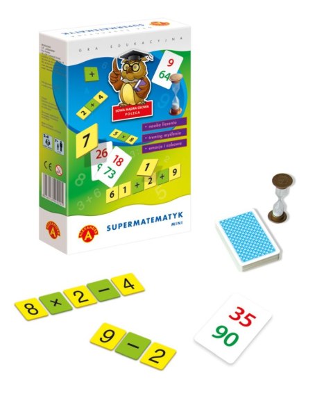 Gra edukacyjna Alexander mini Supermatematyk Gra edukacyjna Alexander mini Supermatematyk