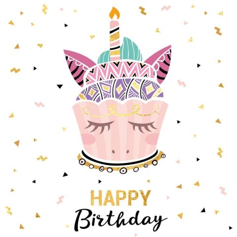 Kartka składana Henry Karnet KW TORT UNICORN kw (5907465668248) Kartka składana Henry Karnet KW TORT UNICORN kw (5907465668248)